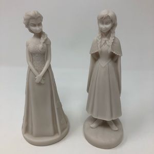 Disney Frozen Elsa & Anna Figurines Monochromatic Design International Group